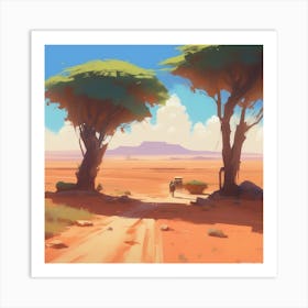 Desert Landscape 61 Art Print