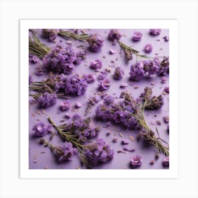 Lavender flowers 5 Art Print