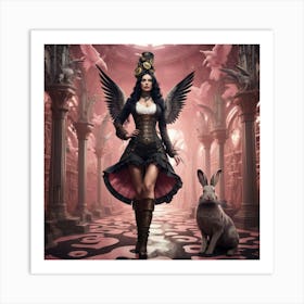 steampunk Alice Art Print