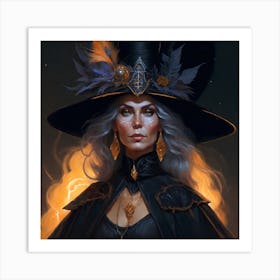 Witch 9 Art Print