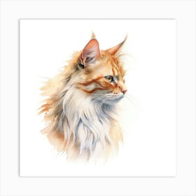 Skookum Cat Portrait 1 Art Print