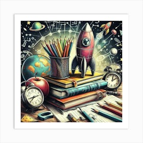 School Art Art Print