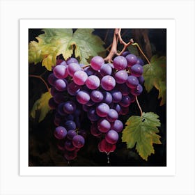 Grapes Art Print