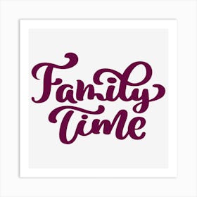 Family Time Art Print