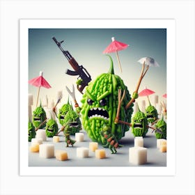 War with Sugar Art Print