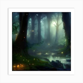 Fairy Forest Art Print