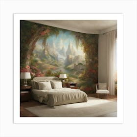 Fairytale Bedroom 1 Art Print