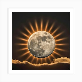 Sunny Moon Art Print