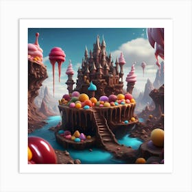 Dessert Kingdom Delight Art Print