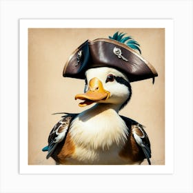 Pirate Duck Art Print