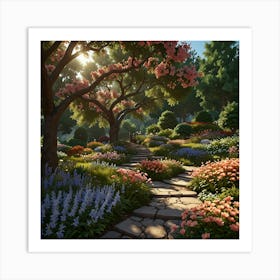 Garden Path 10 Art Print