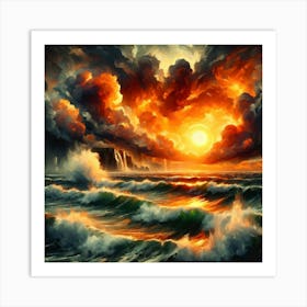 Tempestuous Beauty 9 1 Art Print