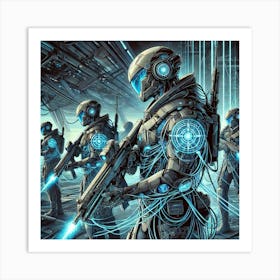 Ionosphere Plasma Commandos Converted Art Print