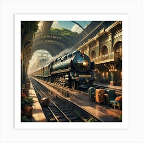 Train Station 1 Art Print