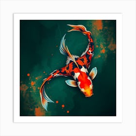 Koi Fish 61 Art Print