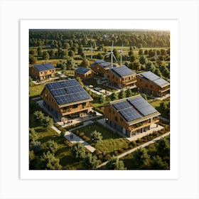 Solar Village 2 Art Print