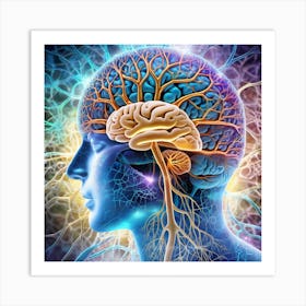 Human Brain 103 Art Print