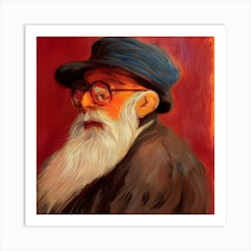 Old Man With Beard Art Print