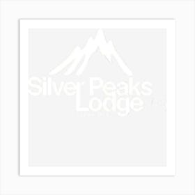 Silver Peaks Lodge Art Print