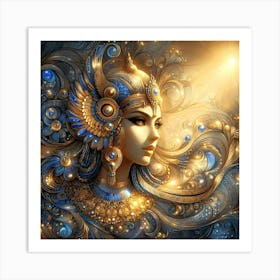 Cleopatra Portrait Artwork 87 Art Print