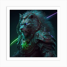 Lion Art Art Print