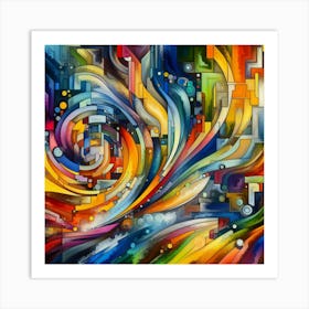 Abstract Painting 13 Art Print