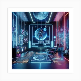 Futuristic Room Art Print