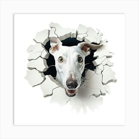 Greyhound Dog 2 Art Print