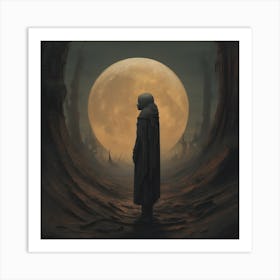 Full Moon Art Print