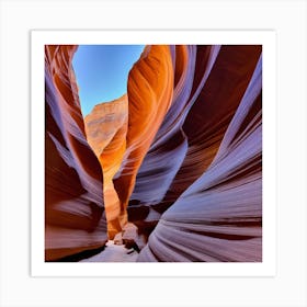 The walls of the canyon 7 Art Print