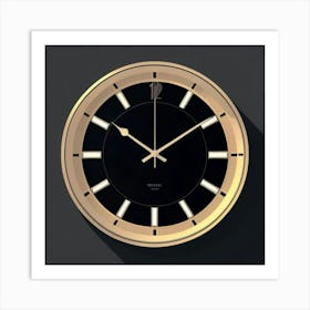 Wall Clock 3 Art Print