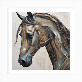 Mechanical Horse Art Print