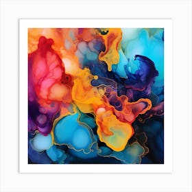 Abstract Painting 328 Art Print