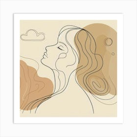 Portrait Of A Woman 27 Art Print