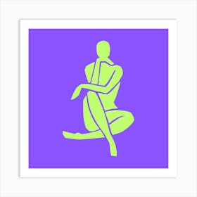 Woman In A Pose Art Print