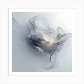 Abstract Smoke Art Print