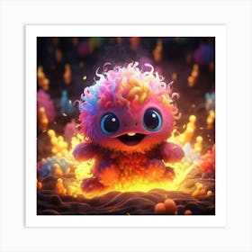 Squishy Monster Art Print