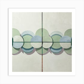 A Beautifully Crafted Minimalist Painting Featu (1) Art Print