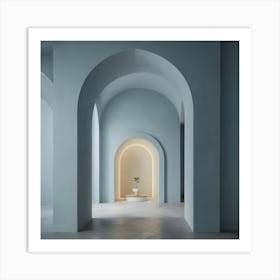 Room With Arches 3 Art Print