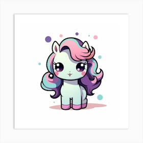 Cute Unicorn 635 Art Print