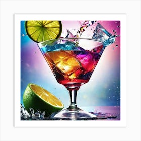 Colorful Cocktail 1 Art Print