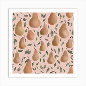 Juicy Pears Art Print