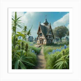 House In The Countryside Art Print