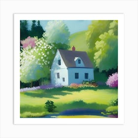 House In The Countryside 4 Art Print