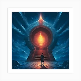 Gateway to hell Art Print