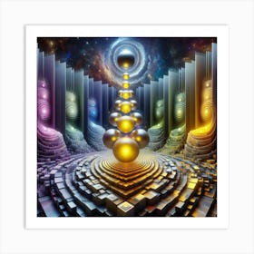 Psychedelic Universe 1 Art Print