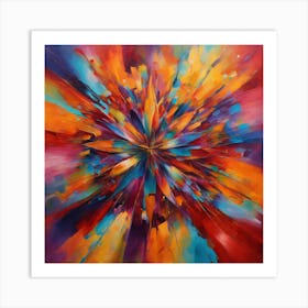 Burst Of Color Art Print