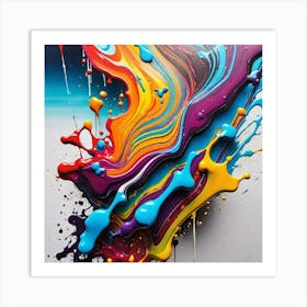 Abstract Painting 143 Art Print