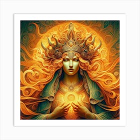 Goddess Of The Sun Art Print