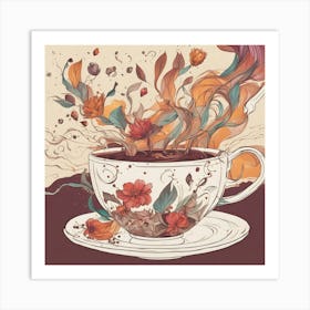 Tea Art 33 Art Print